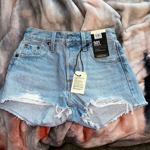 Levi’s blue Jean shorts